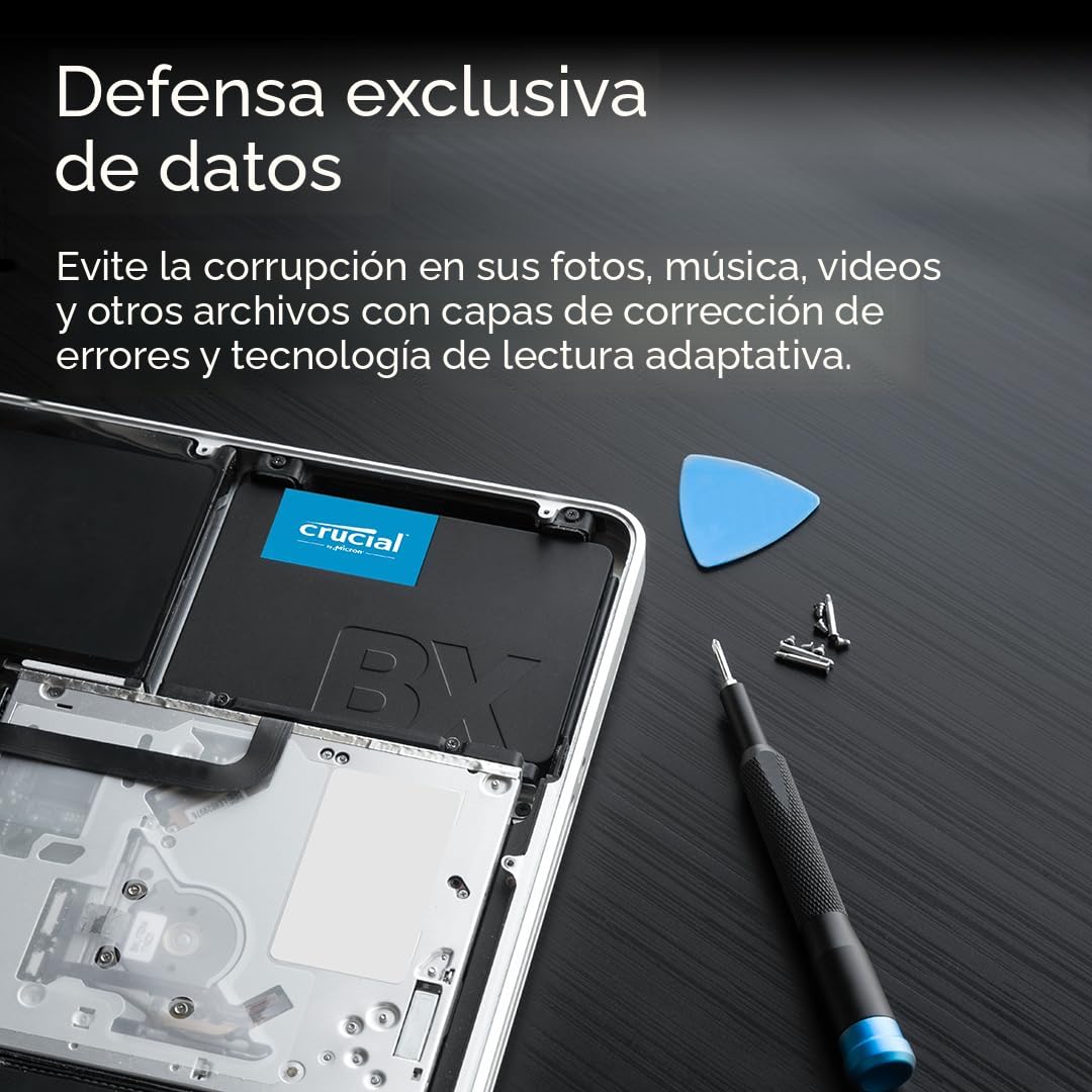 Amazon.com: Crucial BX500 2TB 3D NAND SATA SSD interno de 2.5